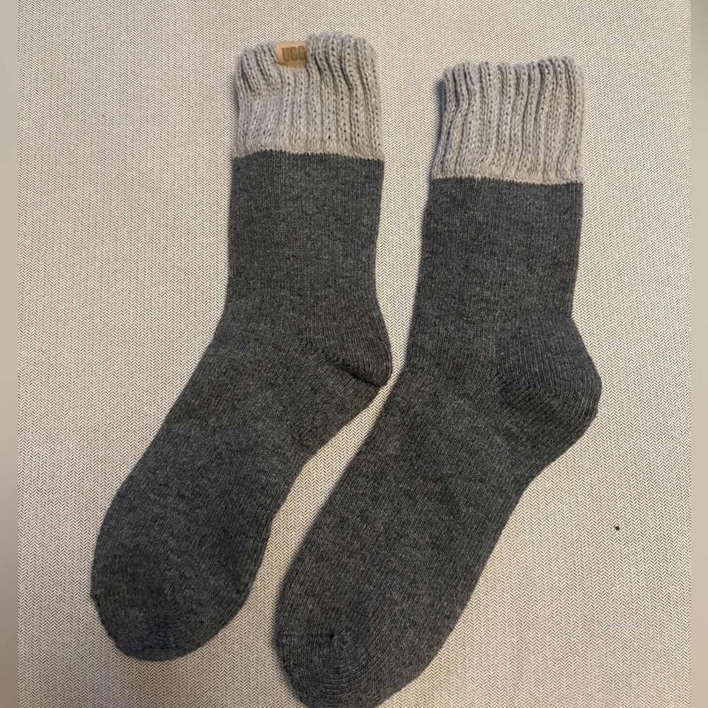 NEVER WORN UGG Men's Gray Wool Socks